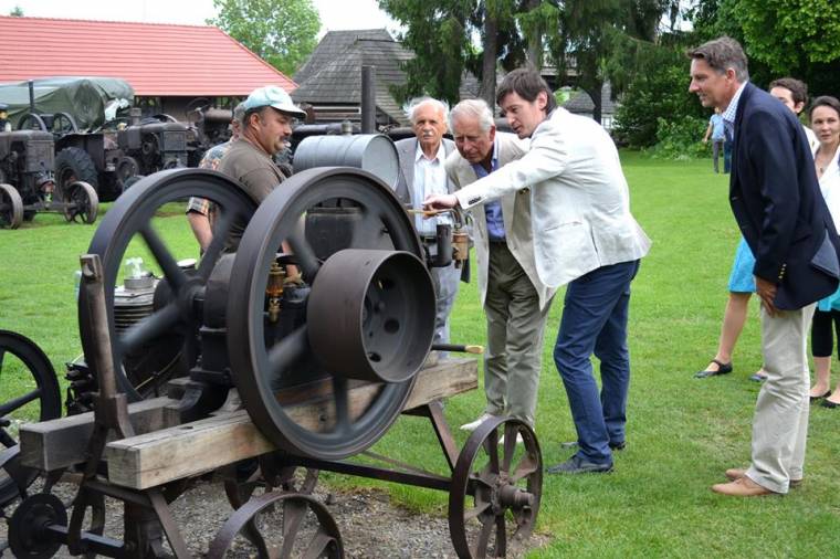 Károly herceg ellátogatott a csernátoni Haszmann Pál Múzeumba