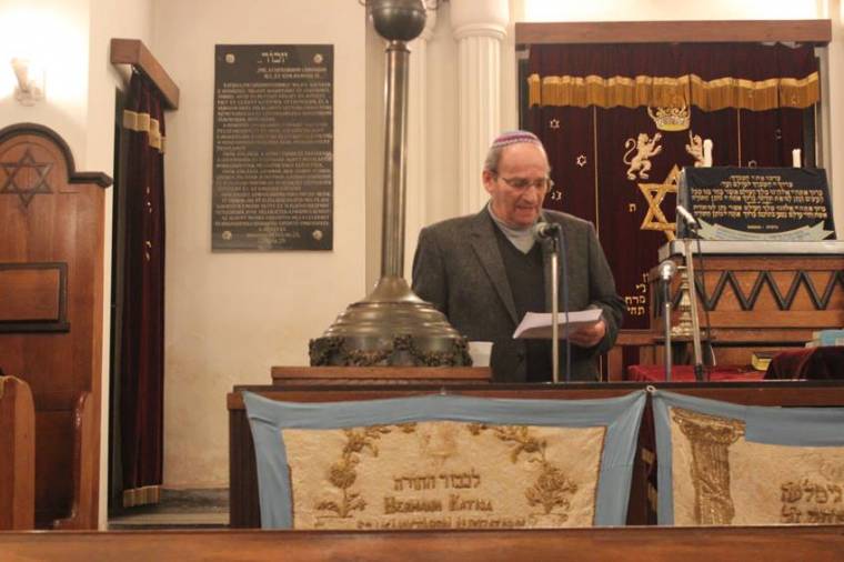 Holokauszttagadó felirat jelent meg a kolozsvári neológ zsinagóga falán