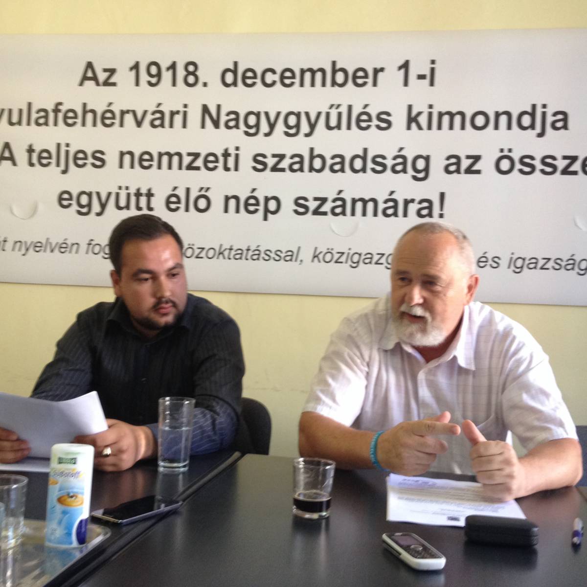 Ifj. Miklós András és Bedő Zoltán •  Fotó: Bíró Blanka