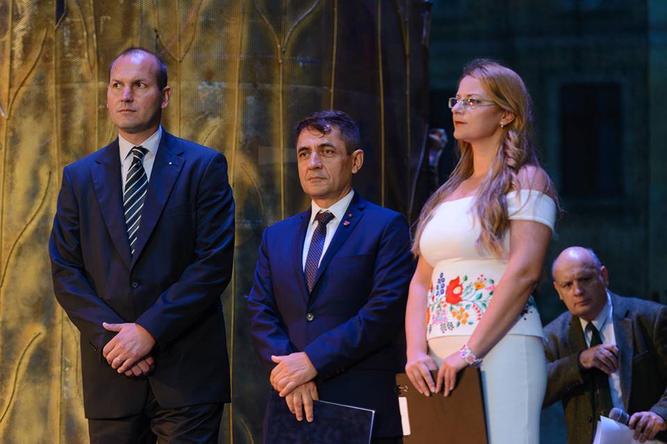 Gergely Balázs, Potápi Árpád és Oláh Emese &bullet;  Fotó: KMN