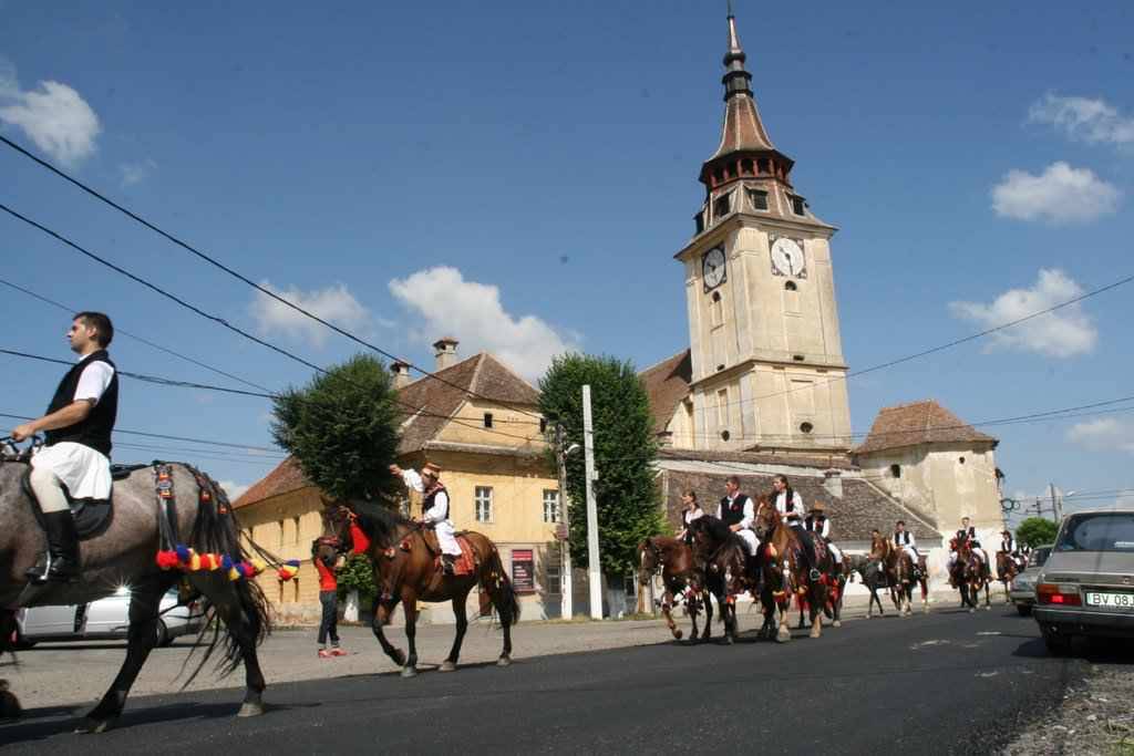 A barcaszentpéteri evangélikus templom • Fotó: Marius Badea/Panoramio