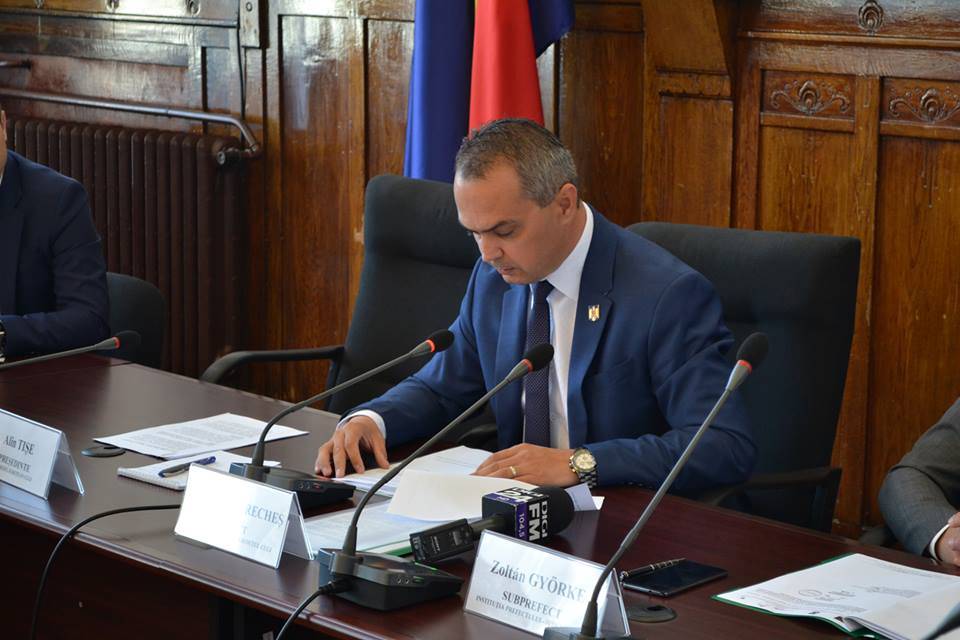 Aurel Cherecheş &bullet;  Fotó: A Kolozs megyei prefektúra Facebook-oldala