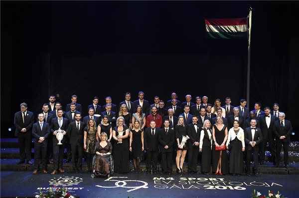 Év sportolója gála: Szilágyi és Hosszú 2016 legjobbja