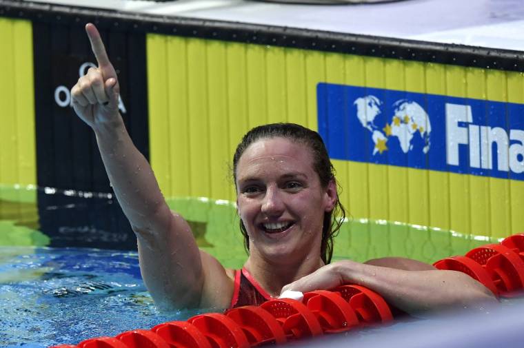 Vizes vb: Hosszú Katinka ezüstérmes 200 méter háton