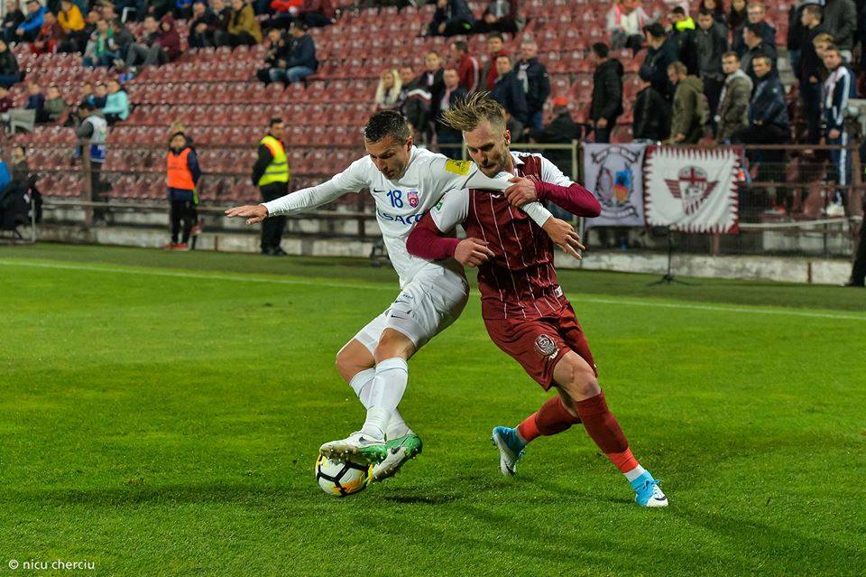 A listavezető CFR nem bírt moldvai vendégével •  Fotó: Facebook/Fotbal Club CFR 1907 CLUJ-NAPOCA