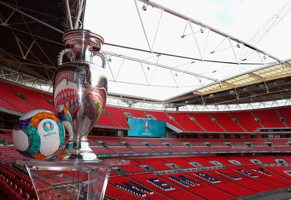 A 2020-as Eb-döntőnek otthont adó Wembley-stadionban összesen hét meccset rendeznek •  Fotó: Facebook/UEFA