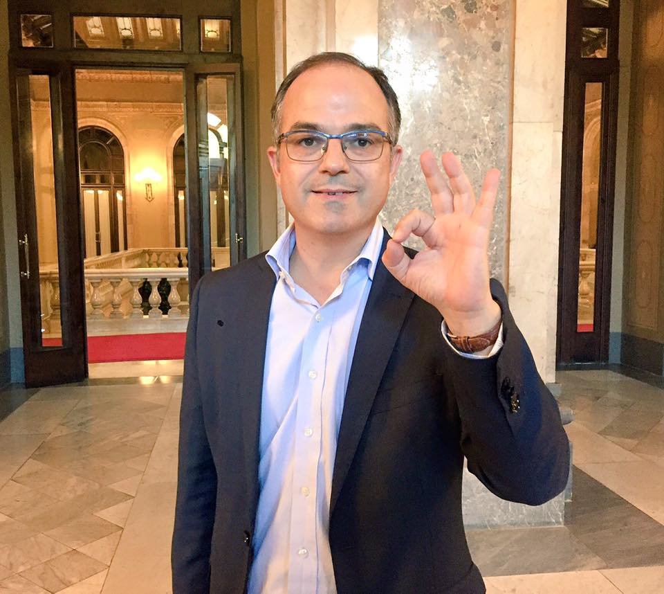 &bullet;  Fotó: FacebookJordi Turull Negre