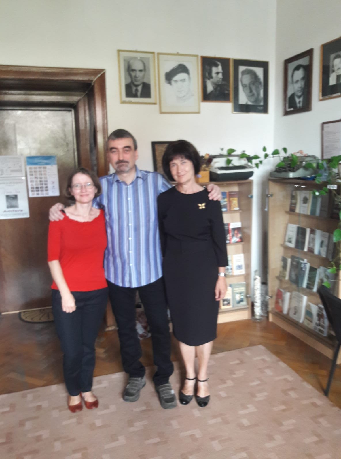 Kolozsvári kötődésű szerzők: Demeter Zsuzsa, Király Farkas és Egyed Emese •  Fotó: Balázs Imre József