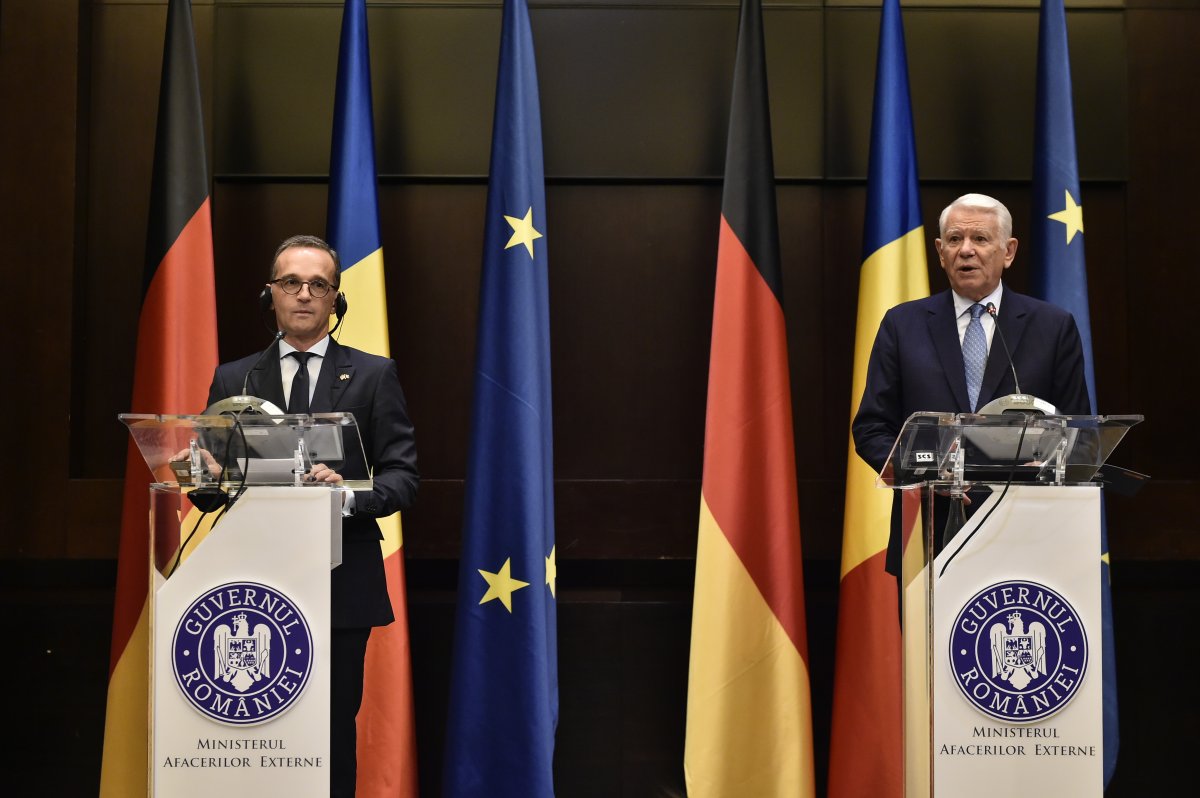 Heiko Maas és Teodor Meleșcanu •  Fotó: Mae.ro