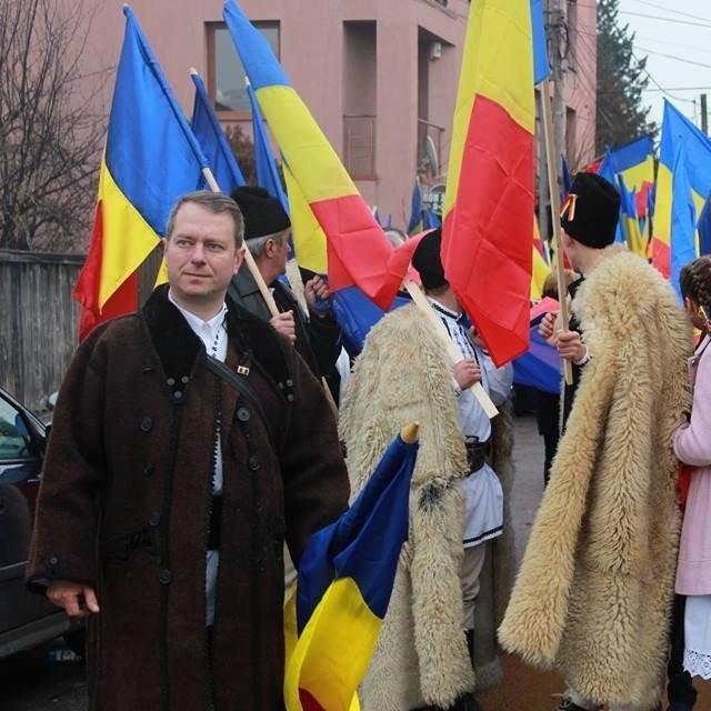 Mihai Tîrnoveanu, a tüntetés egyik szervezője (archív felvétel) •  Fotó: Facebook/Mihai Tîrnoveanu
