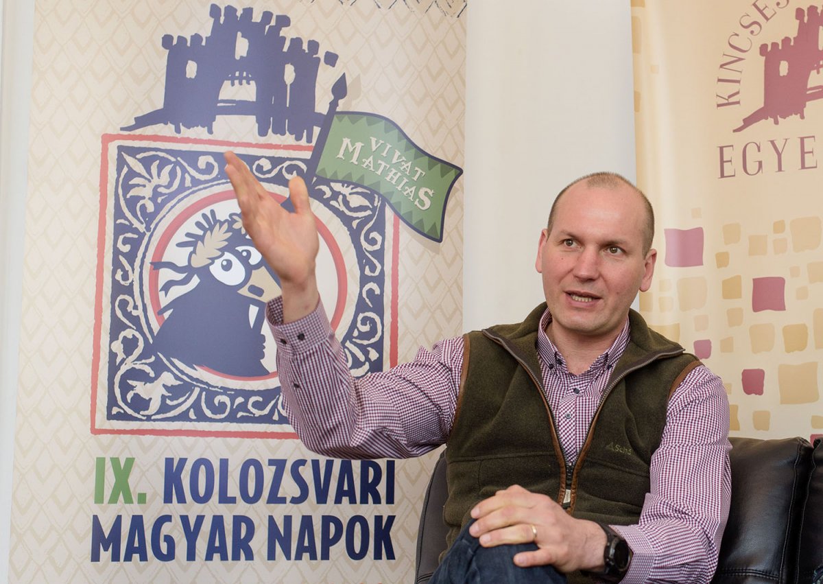 Gergely Balázs: bízom benne, hogy ha Mátyás király látná mindazt, amit a KMN jelent, elnyerné tetszését (archív felvétel) &bullet;  Fotó: Biró István