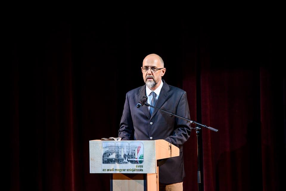 Kelemen Hunor szerint az aradiaknak köszönhetően a jubileum nem egy epilógus, hanem egy küzdelmes folyamat szerves része •  Fotó: Gönczy Tamás/RMDSZ