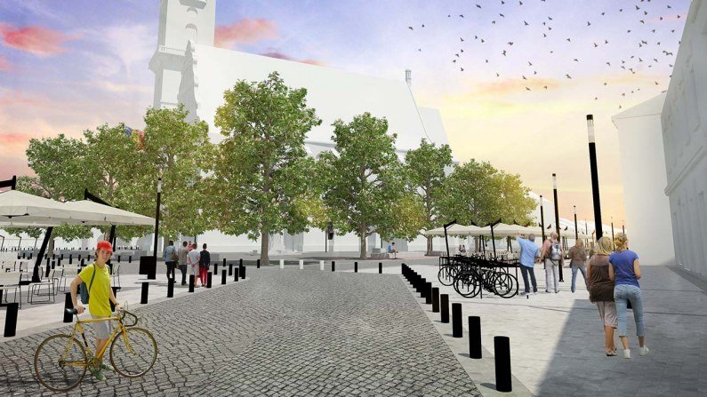 A terv szerint a legjelentősebb fák megmaradnának &bullet;  Fotó: N2arh.ro