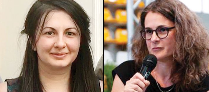 Kürti Andrea illusztrátor és László Noémi költő •  Fotó: Archív