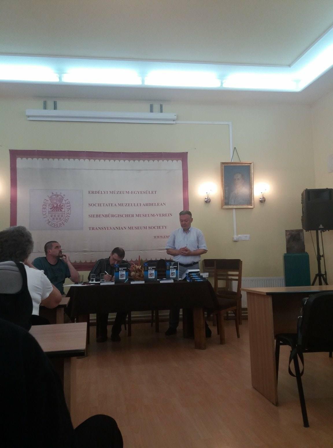 Salat Levente szerint a kötetben nem jelenik meg eléggé a román realitás &bullet;  Fotó: Pap Melinda