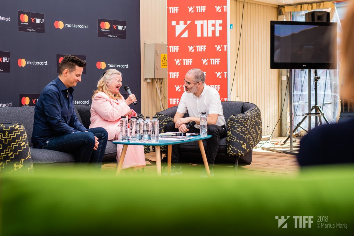 Széles Anna meg is nevettette közönségét •  Fotó: Facebook/TIFF