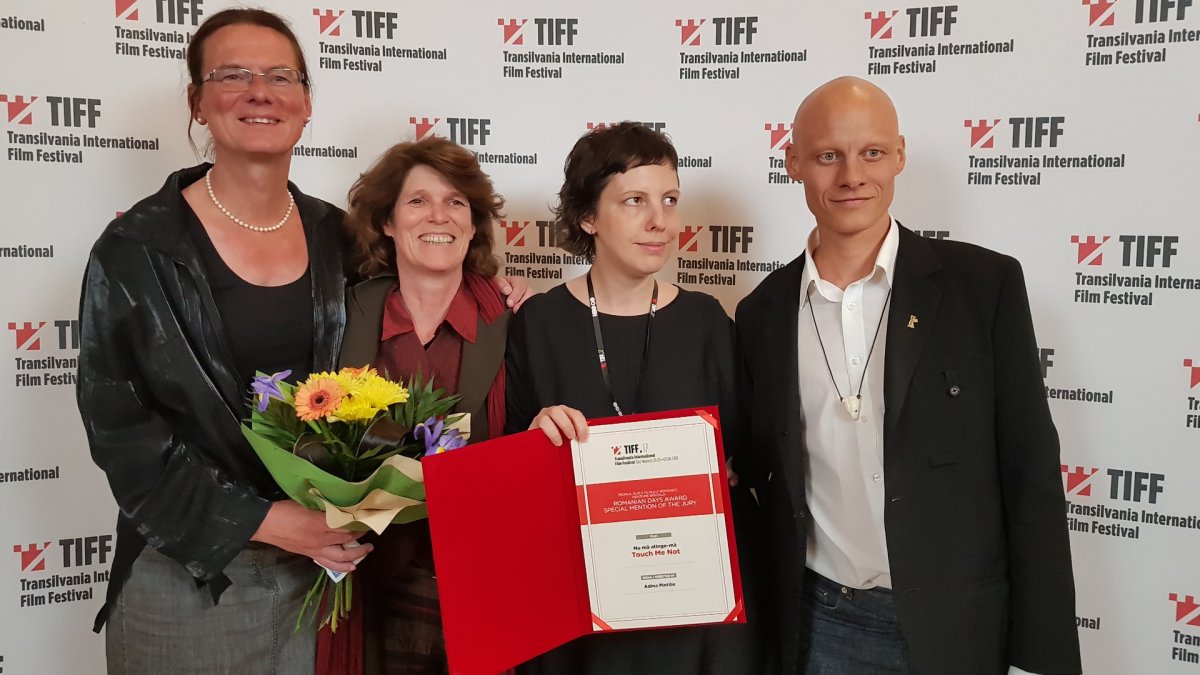 A Ne érints meg (Nu mă atinge-mă) stábja •  Fotó: Facebook/TIFF