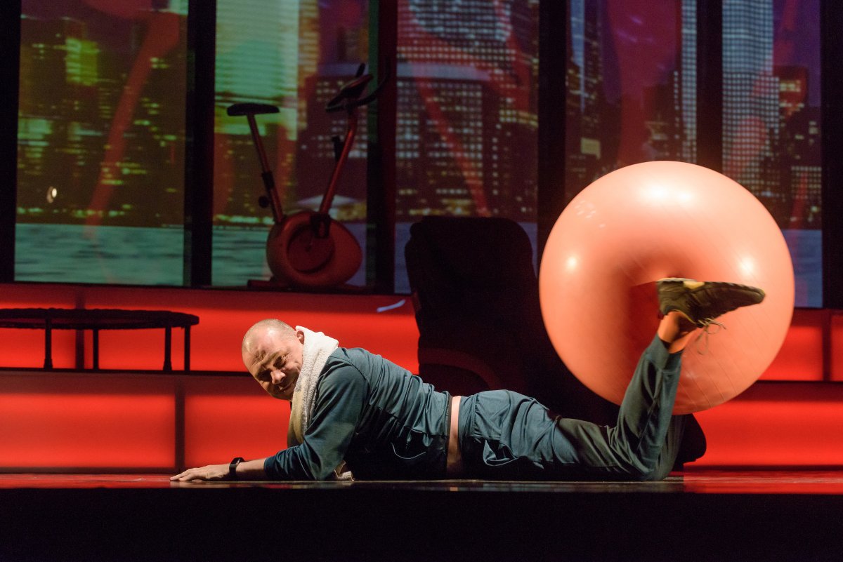 Bács Miklós, az előadás főszereplője •  Fotó: Biró István