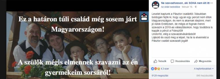 Undorító kampányakció a határon túli magyarok szavazati joga ellen