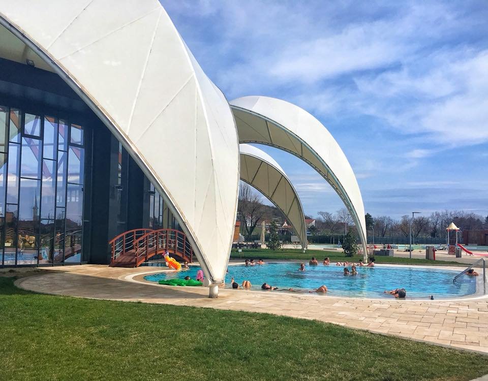 Nyáron 2200 személyt képesek befogadni •  Fotó: Aquapark Nymphaea