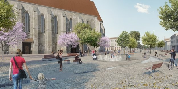 ...és a látványterv szerint •  Fotó: Bistriteanul.ro