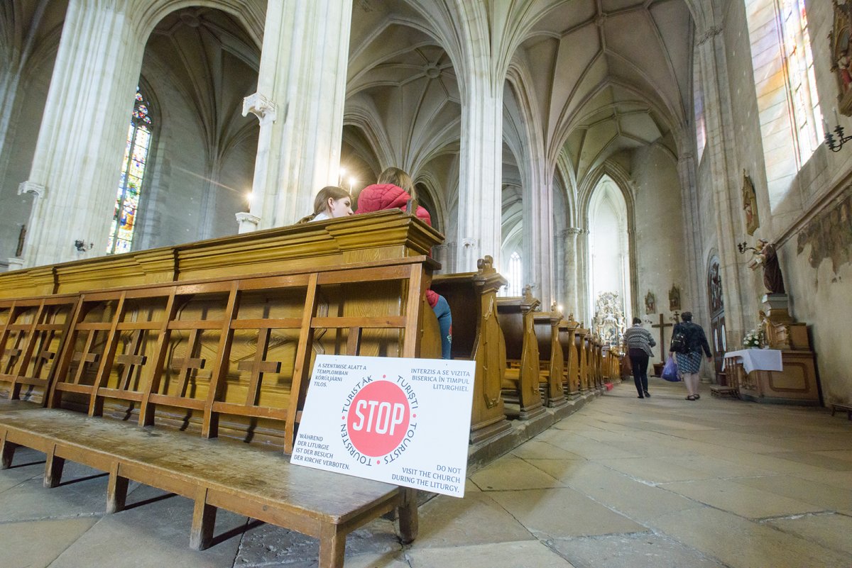 A belső munkálatok idejére kizárják a turistákat •  Fotó: Biró István