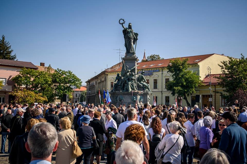 Az aradi Szabadság-szobor •  Fotó: Gönczy Tamás/RMDSZ