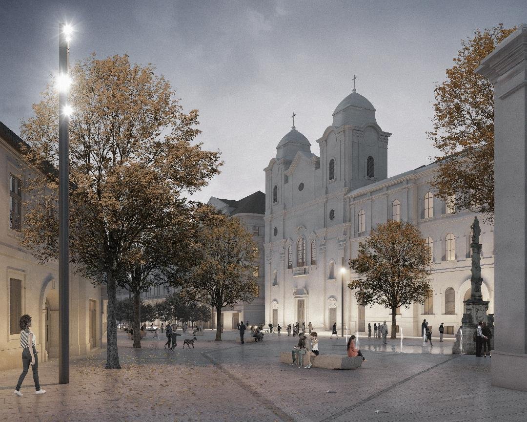 A nyertes tervpályázat alapján visszakerül eredeti helyére, az Egyetem utcába a Mária-oszlop, amelyet a régió egyik legszebb barokk alkotásaként tartanak számon