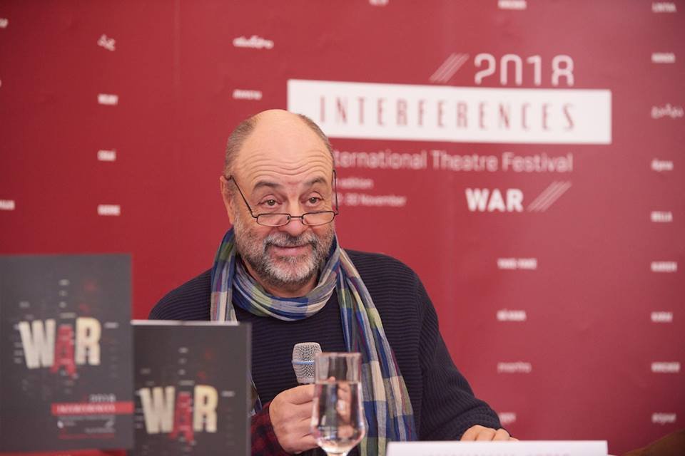 Tompa Gábor az Európai Színházi Unió elnöke •  Fotó: Interferences International Theatre Festival