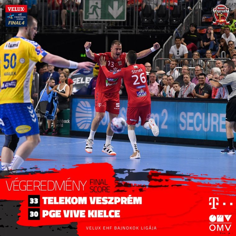 Férfi kézilabda BL: Nagy László irányításával bejutott a fináléba a Veszprém