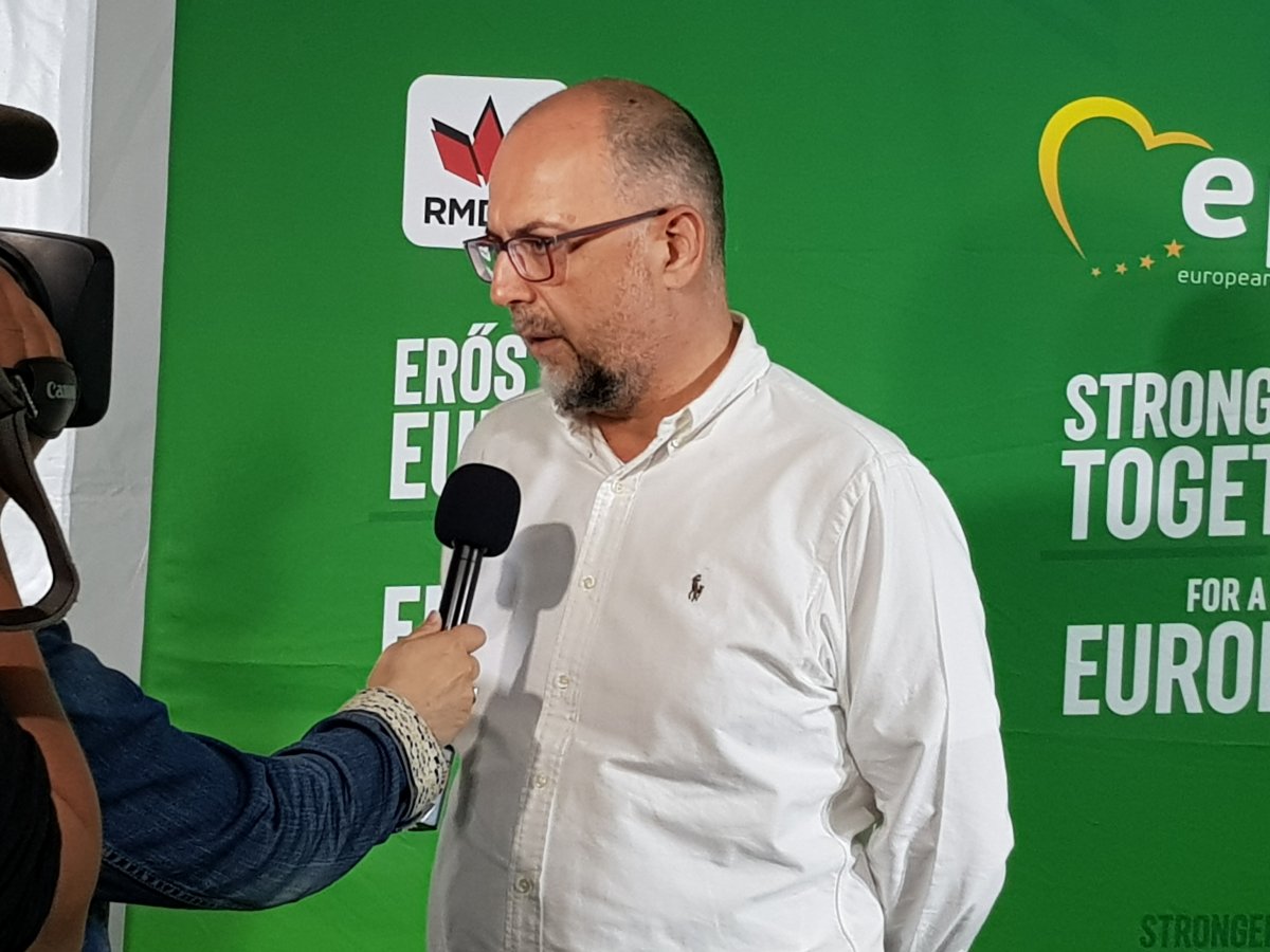 Kelemen Hunor RMDSZ-elnök szerint meg kell várni az alkotmánybíróság döntését •  Fotó: Rostás Szabolcs