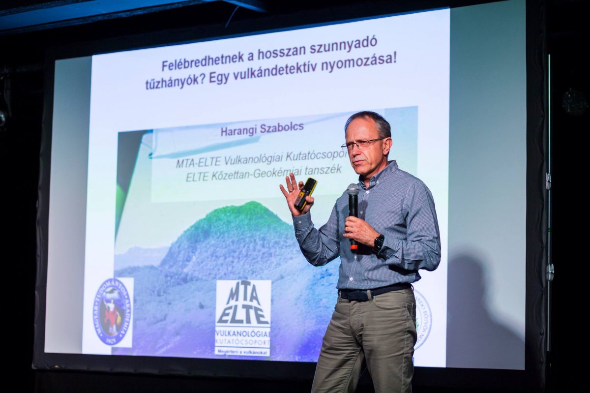 Harangi Szabolcs kutató, egyetemi tanár •  Fotó: Facebook