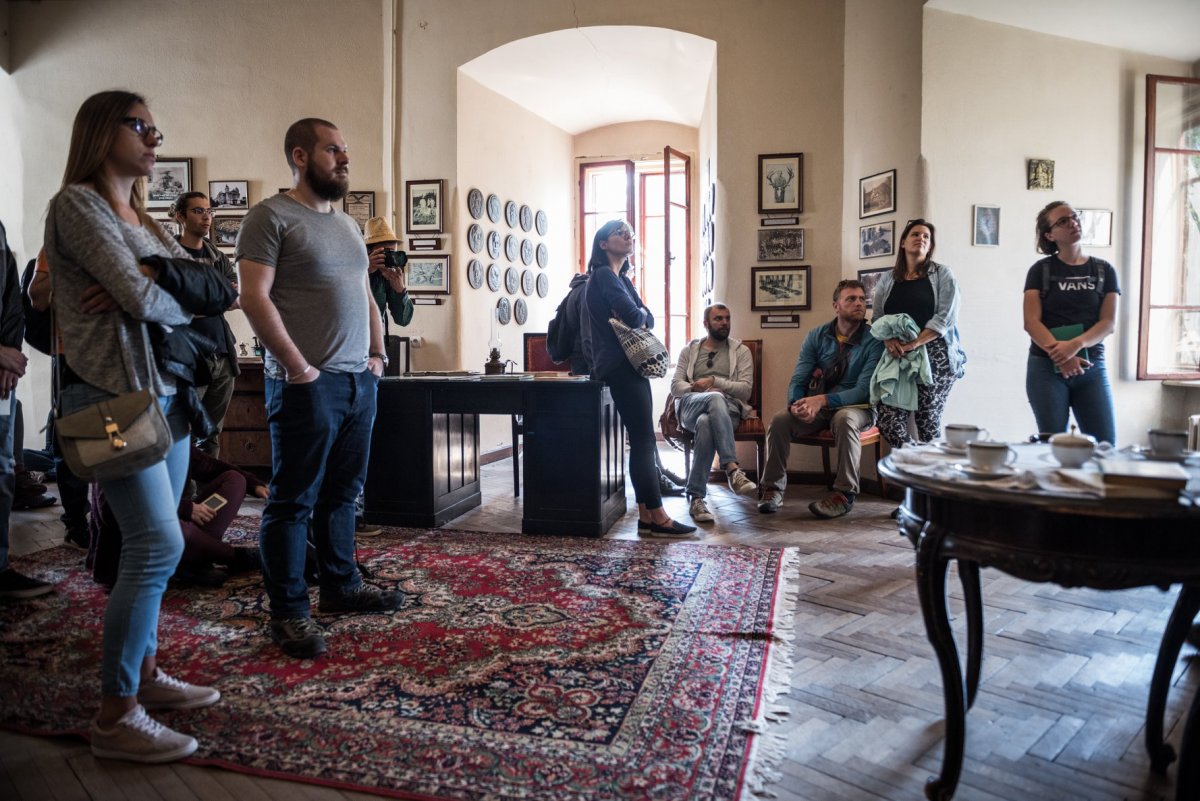 Látogatás a marosvécsi kastélyban egy korábbi tábor alkalmával &bullet;  Fotó: Kastély Erdélyben/Facebook