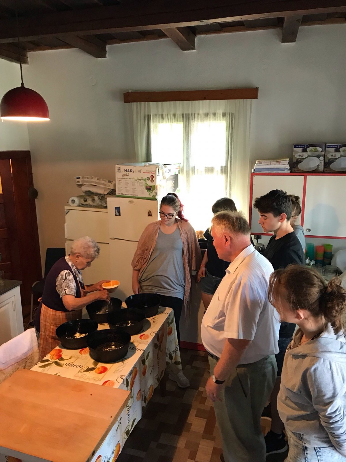Jól kisütötték: főztek is! •  Fotó: Kecskeméti diákok