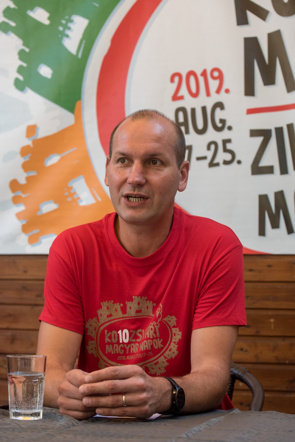 Gergely Balázs főszervező &bullet;  Fotó: Vakarcs Loránd
