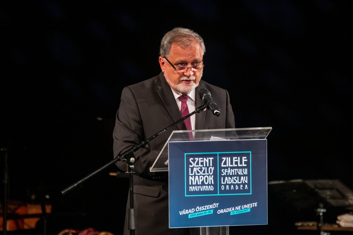 Zatykó Gyula főszervező &bullet;  Fotó: Molnár Ferenc/Szent László Napok