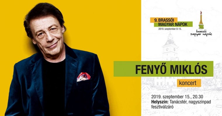 Fenyő Miklóssal „csavarják fel a szőnyeget” a vasárnap záruló Brassói Magyar Napokon