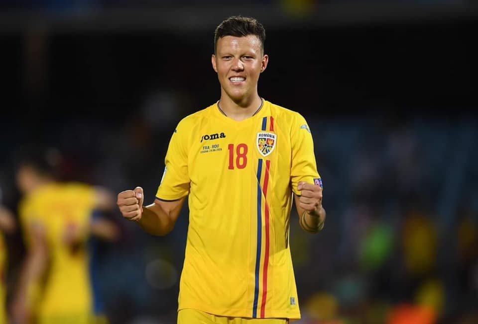 Adrian Rus már bemutatkozott az U21-es román válogatottban •  Fotó: Facebook