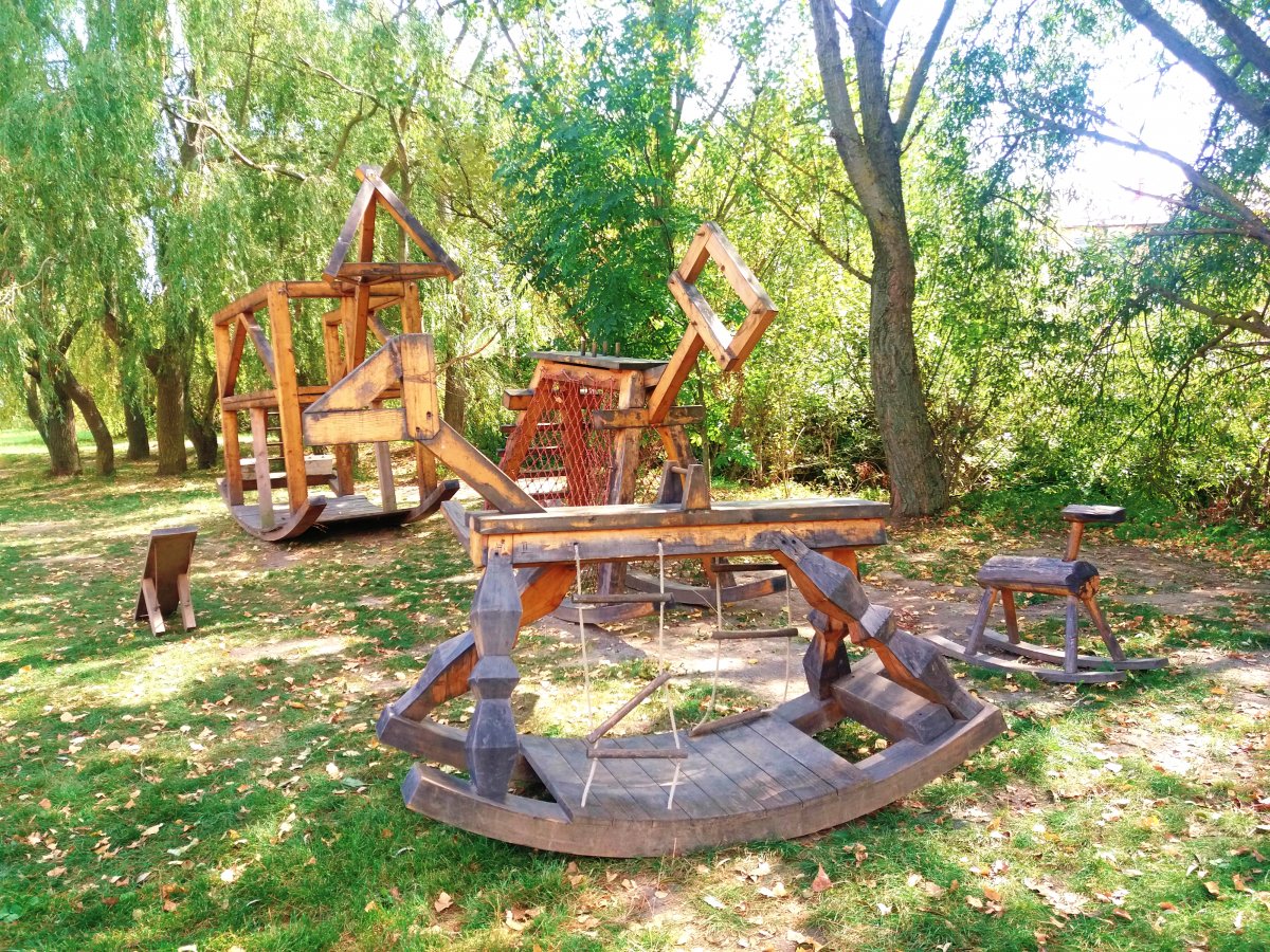 A Bánffy-ménes ihlette játszótér egy korább EB-projekt eredménye. &bullet;  Fotó: Pap Melinda