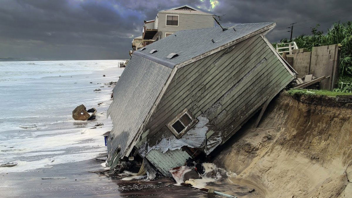 Épületeket döntött romba a hurrikán a Bahamákon • Fotó: Youtube