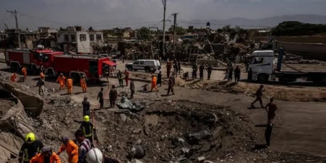 A 21 áldozatot és több mint száz sebesültet követelő merényletet a tálibok vállalták &bullet;  Fotó: Afghanistantimes.af