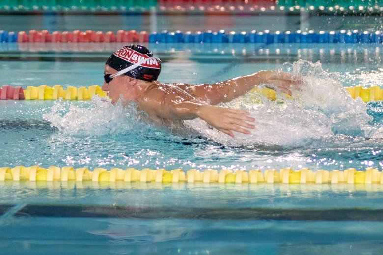 Hosszú Katinka Kolozsváron. Huszonnégyből huszonnégyet élsportoló •  Fotó: Sport Culture Egyesület