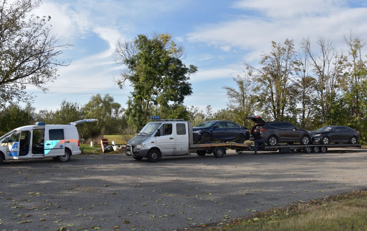 Sokba került a moldovai sofőrnek a halmozott kihágás • Fotó: Police.hu