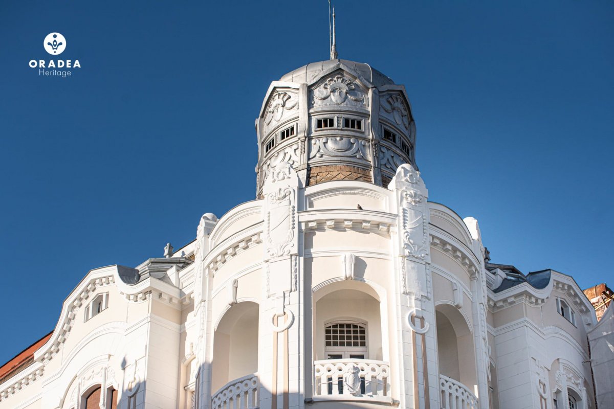Az ifj. Rimanóczy Kálmán tervezte Apolló-palota felső szintje •  Fotó: Facebook/Oradea Heritage