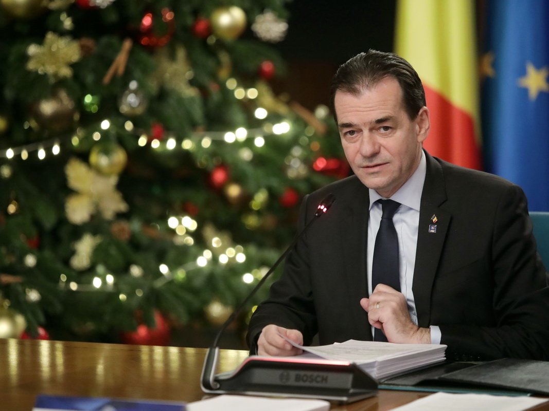 Ludovic Orban egymás után három törvénytervezetért jelentett be kormányzati felelősségvállalást (archív felvétel) •  Fotó: Gov.ro