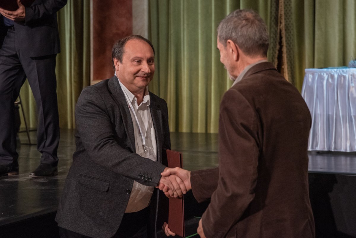 Ádám Gyula csíki fotóművészt is díjazták •  Fotó: Mma.hu
