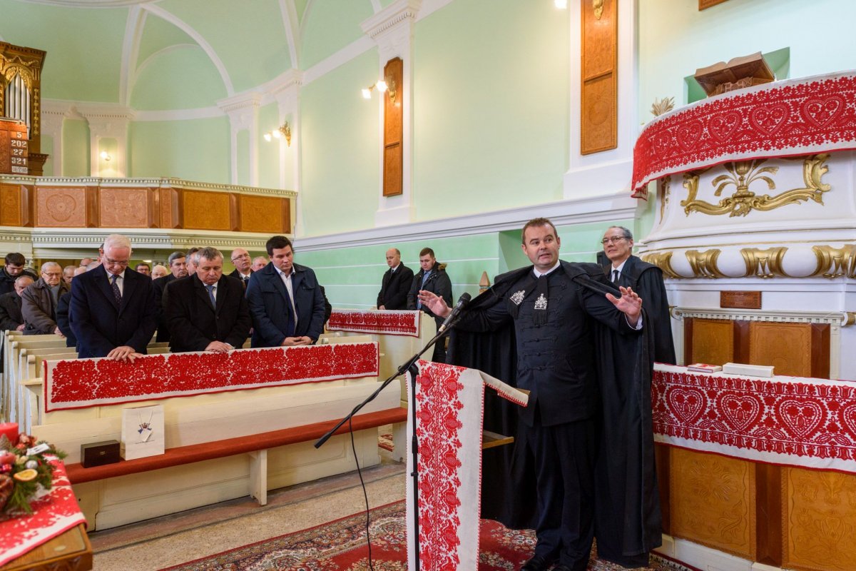 Gyerő Dávid unitárius főjegyző &bullet;  Fotó: Kiss Gábor