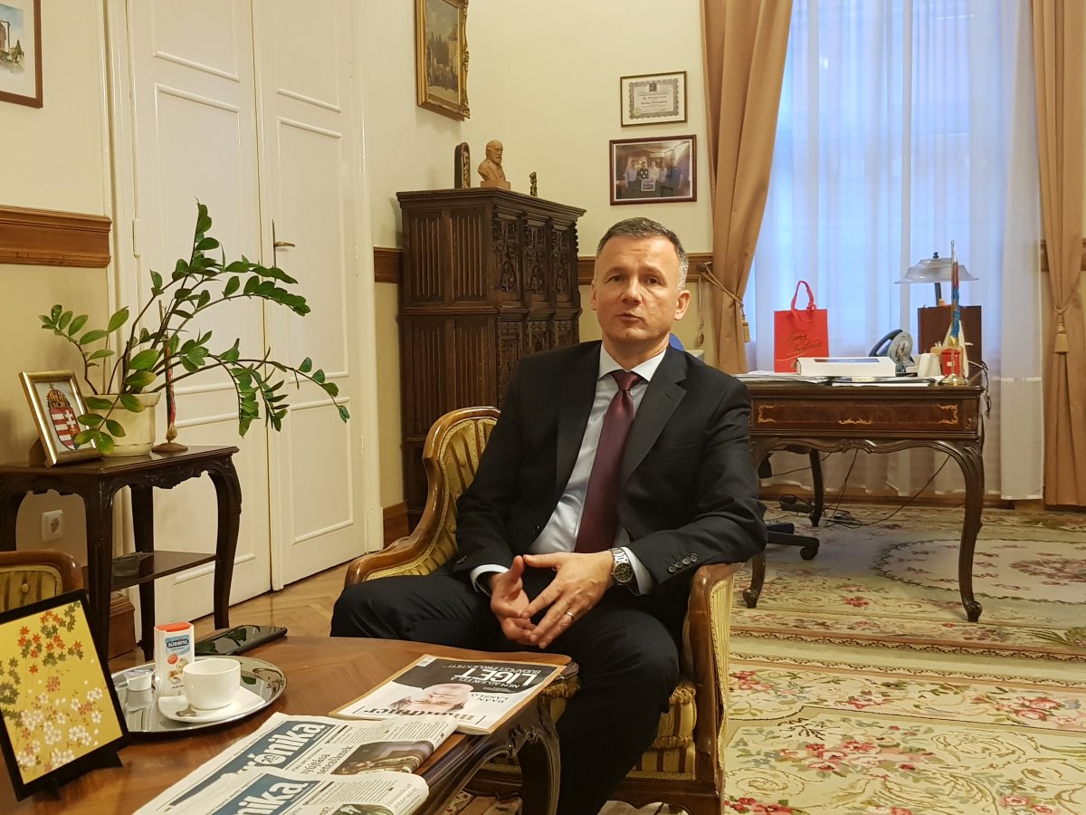„A testvérvárosi kapcsolatokban nem érzem azt a bizalmatlanságot, ami a politikában kétségtelenül jelen van” •  Fotó: Rostás Szabolcs