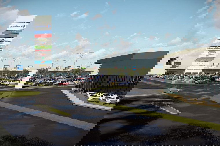 Kétnyelvűséget ígérnek az épülő sepsiszentgyörgyi bevásárlóközpontnál