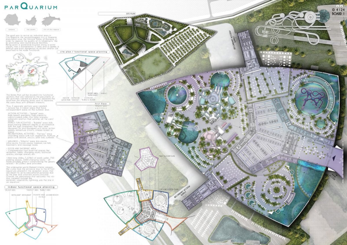 A Kolozsvárra tervezett élményfürdő látványterve &bullet;  Fotó: Emil Boc/Facebook